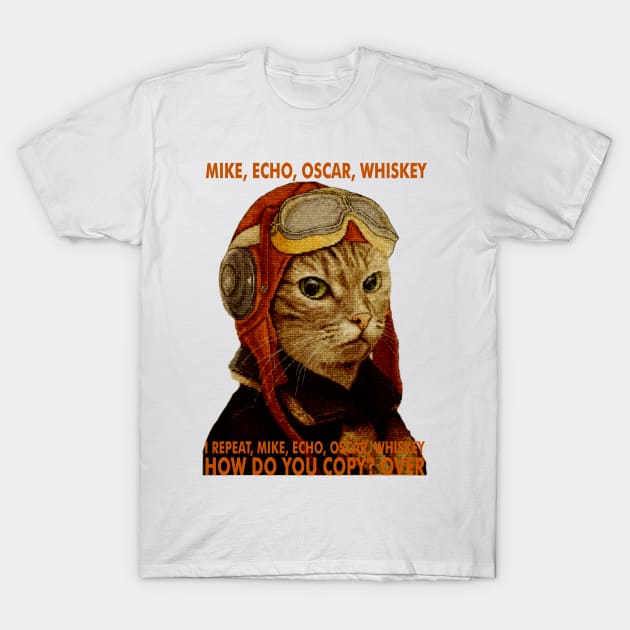 M.E.O.W. Mike Echo Oscar Whiskey T-Shirt by Ringseek